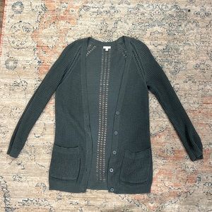 Green BP cardigan